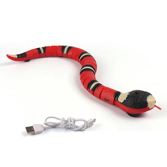 Feline Fun Snake: Kediler için Şarjlı Oyuncak Yılan